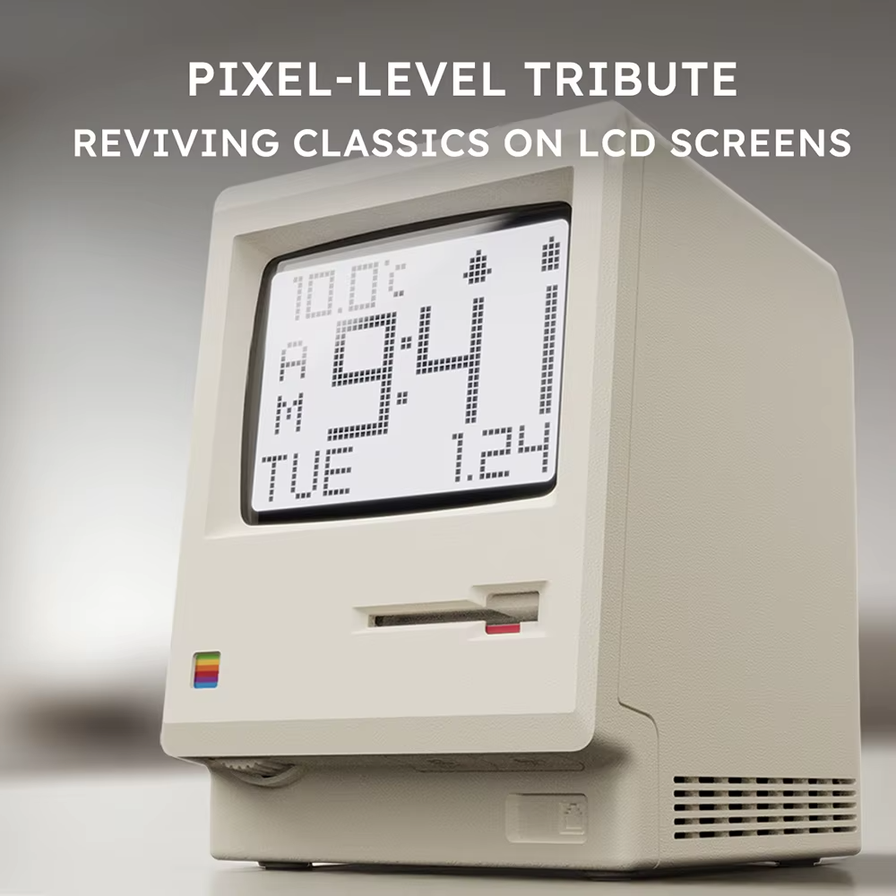 Retro Maclock Macintosh Alarm Clock