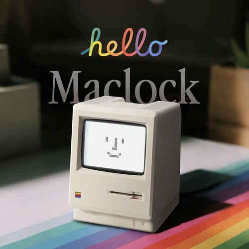 Retro Maclock Macintosh Alarm Clock