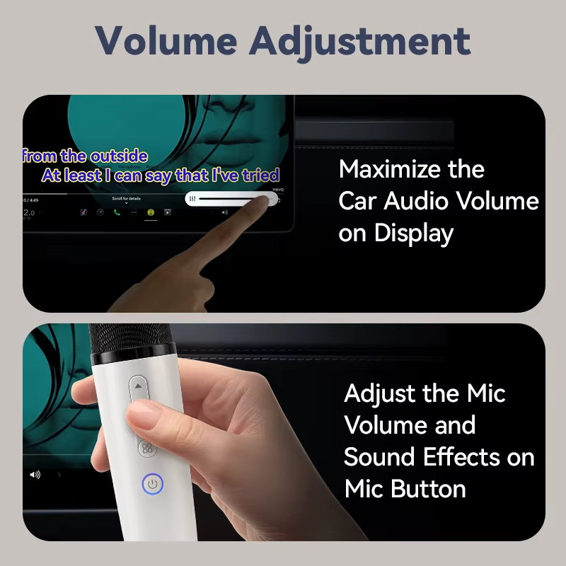 T1-테슬라 Car Karaoke Microphone,